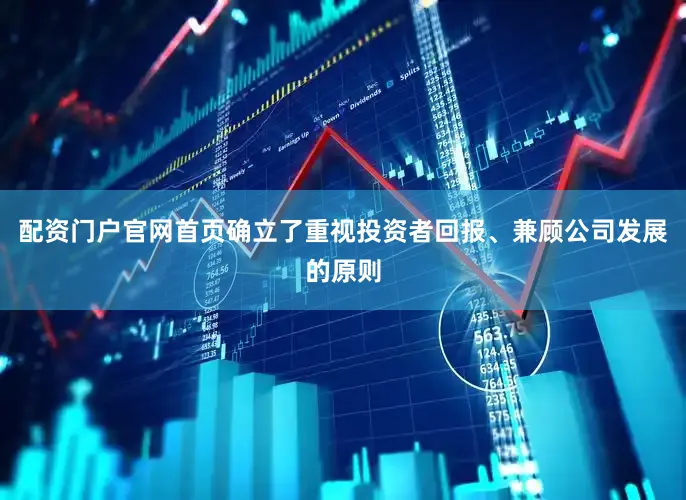 配资门户官网首页确立了重视投资者回报、兼顾公司发展的原则