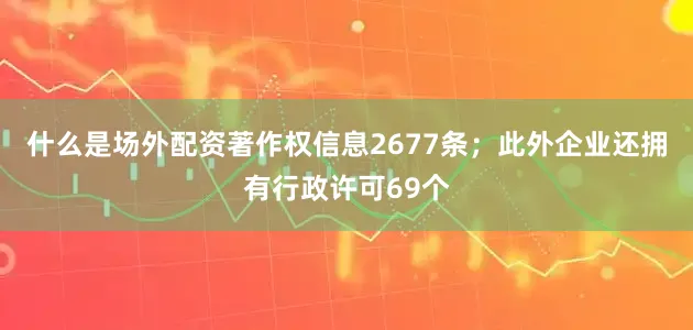 什么是场外配资著作权信息2677条；此外企业还拥有行政许可69个